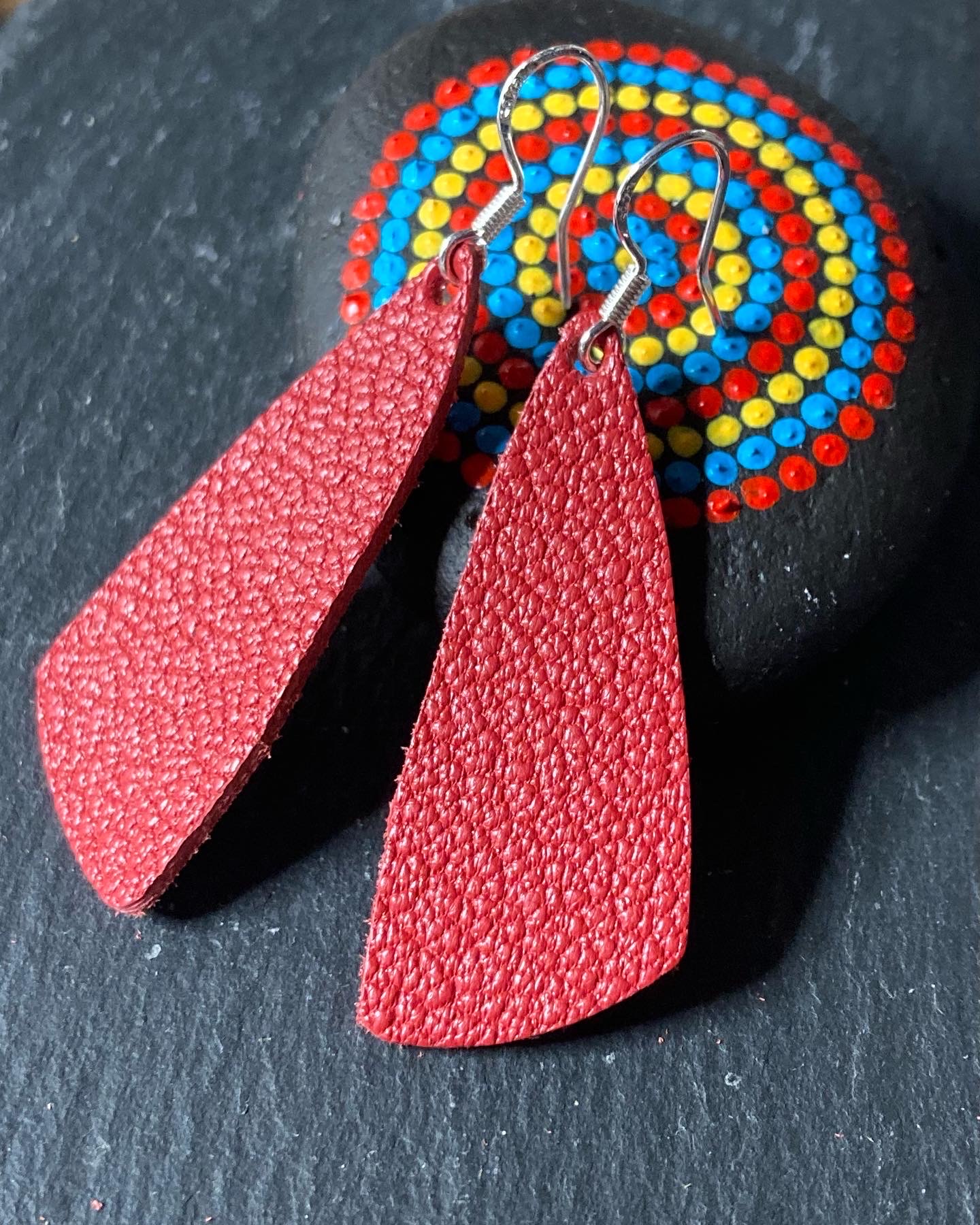 boucles d'oreilles longues  pleines