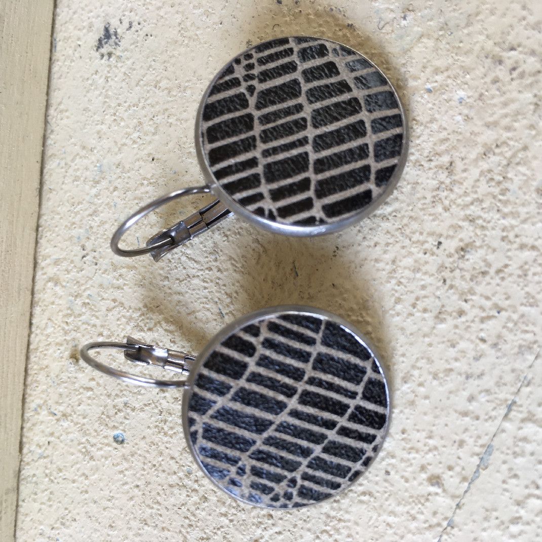 Boucle  d'oreilles style dormeuse